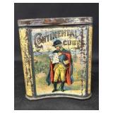 Continental Cube Tobacco Tin