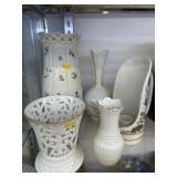 Lenox Vases w/ Candle Holder