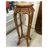 Marble Top Machine Carved Stand