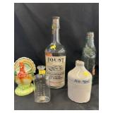 Brewery Bottles w/ Turkey Form Planter