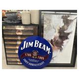 Framed Posters w/ Brewery Adv.