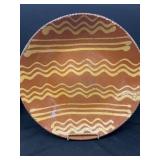 Greg Shooner Redware Plate