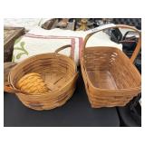 (3) Longaberger Baskets
