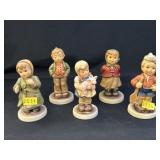(5) Hummel Figurines