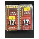 100 Rounds 17HMR Ammo.