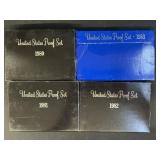 (4) US Proof Sets