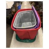 (2) Storage Totes w/ Lids