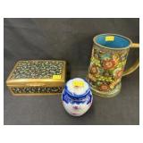 Cloisonne Mug w/ Bureau Box