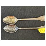 (2) Silver Plated Rolex Spoons