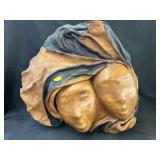 Crafted Leather Wall Sculpture