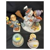 (3) Hummel Figurines w/ Ornament