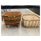(2) Longaberger Baskets