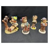 (4) Hummel Figurines