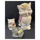 Shawnee Pottery Cookie Jar/Pitcher & Canister