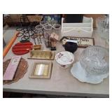 Punch Bowl w/ Serving Bowls & Storage Jars