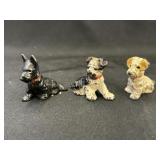 (3) Hubley Placecard Holders