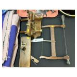 Wooden Bow Saw w/ Refinished Molding Planes