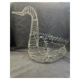 Goose Form Wire Basket