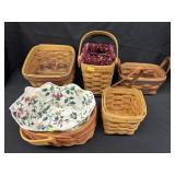 (5) Longaberger Baskets