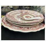 Asst. Red Transferware