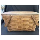 Split Oak Woven Picnic Basket