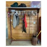 Crafted Wooden Clothes Rack