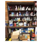 Antique Wood Shelving Unit