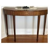 Mahogany Inlaid Wall Table