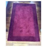 Contemporary Red Rug