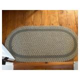 Blue Braided Rug