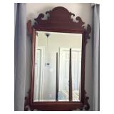 Contemporary Chippendale Framed Mirror