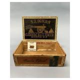 Great Winston, NC Cannon Ball Cigar Box & Tin Tag