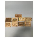 Nine Advertising Tobacco Canvas Pouches