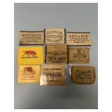 Group of Tobacco Advertising Pouches