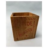 Pride of Winston Stenciled Box w/Plugs of Tobacco