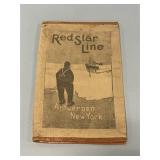 Red Star Shipping Line Canvas Tobacco Wallet