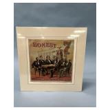 19th C. "Honest 7" Litho Tobacco Caddy Label