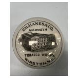 Rare P.H. Hanes Dome Top Tobacco Paperweight
