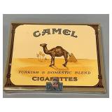 WWII Unopened Flat 50s Cardboard Camel Cigarettes