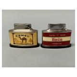 Camel & Winston Table Size Cigarette Lighters