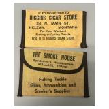 Wallace Idaho & Helena Montana Tobacco Pouches