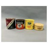 Four Tins of Tobacco Incl. Sir Walter Raleigh