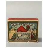 Red Kamel Cigarette Pack w/ 1919 Export Stamp