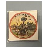 Thanksgiving Theme "Pot Rack" Paper Tobacco Tag