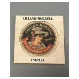 "Lillian Russell" Chewing Tobacco Paper Tag