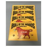 Bull of the Woods Paper Signs & Tin Tobacco Tags
