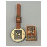 Rare Single Line Sir Walter Raleigh Watch Fob