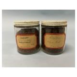 Two Glass Jars Samples RJR Research Lab