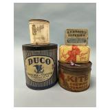 Group of Tobacco & Cigarette Tins