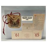 Rare NC Confederate 1908 Reunion Tobacco Haversack